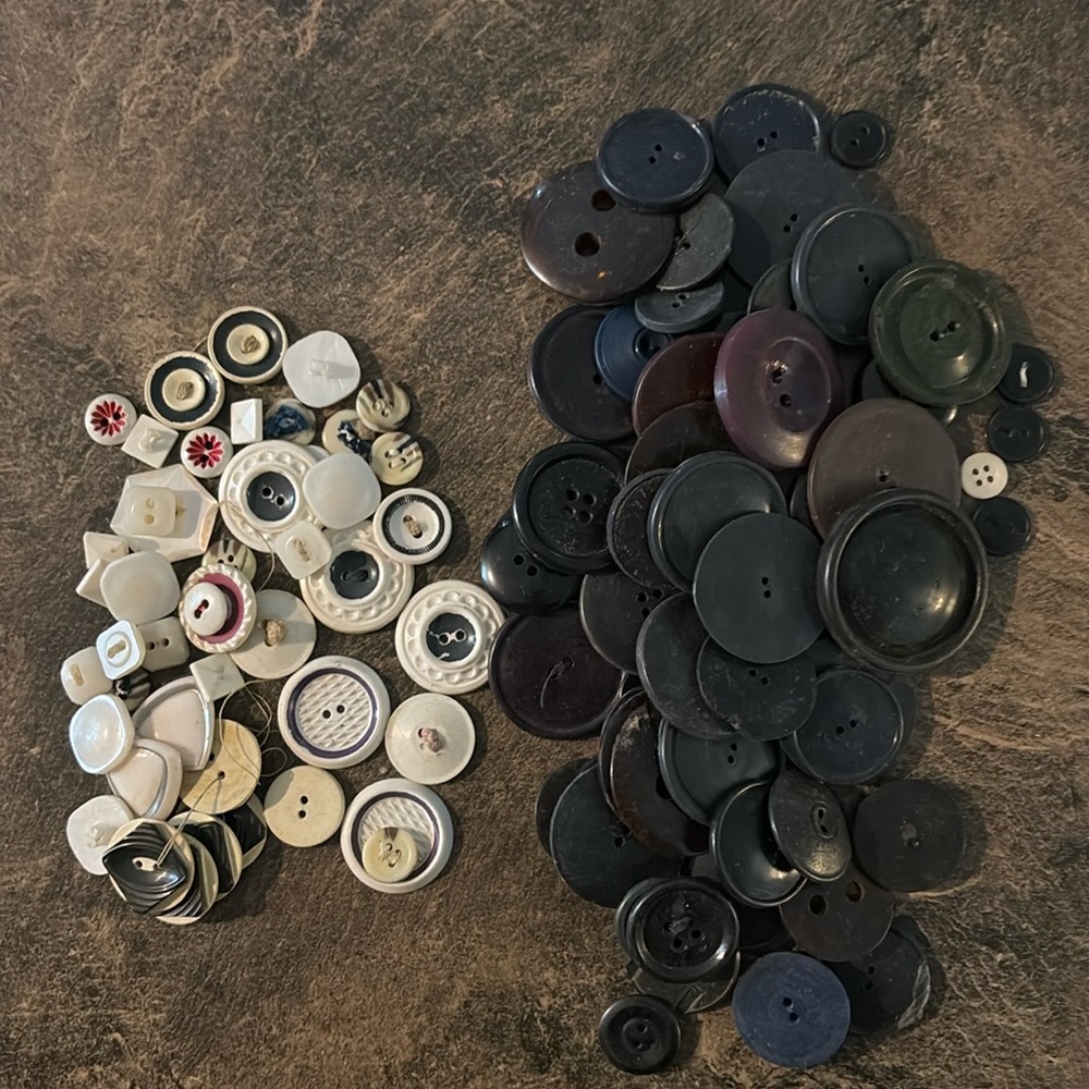 Vintage button lot
